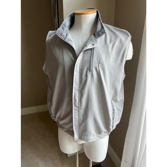 PGA Tour signature collection gray zip up vest jacket size Large - Picture 1 of 5
